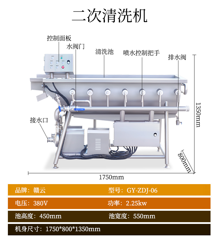 二次清洗機(jī)圖片參數(shù)